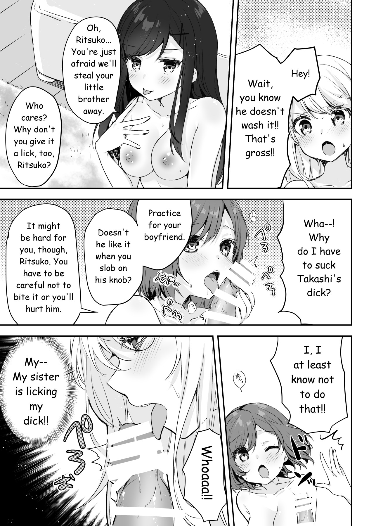 Hentai Manga Comic-The Tables Were Turned When I Tried to Rape my Sister and Her Friends While They Were Asleep-Read-21